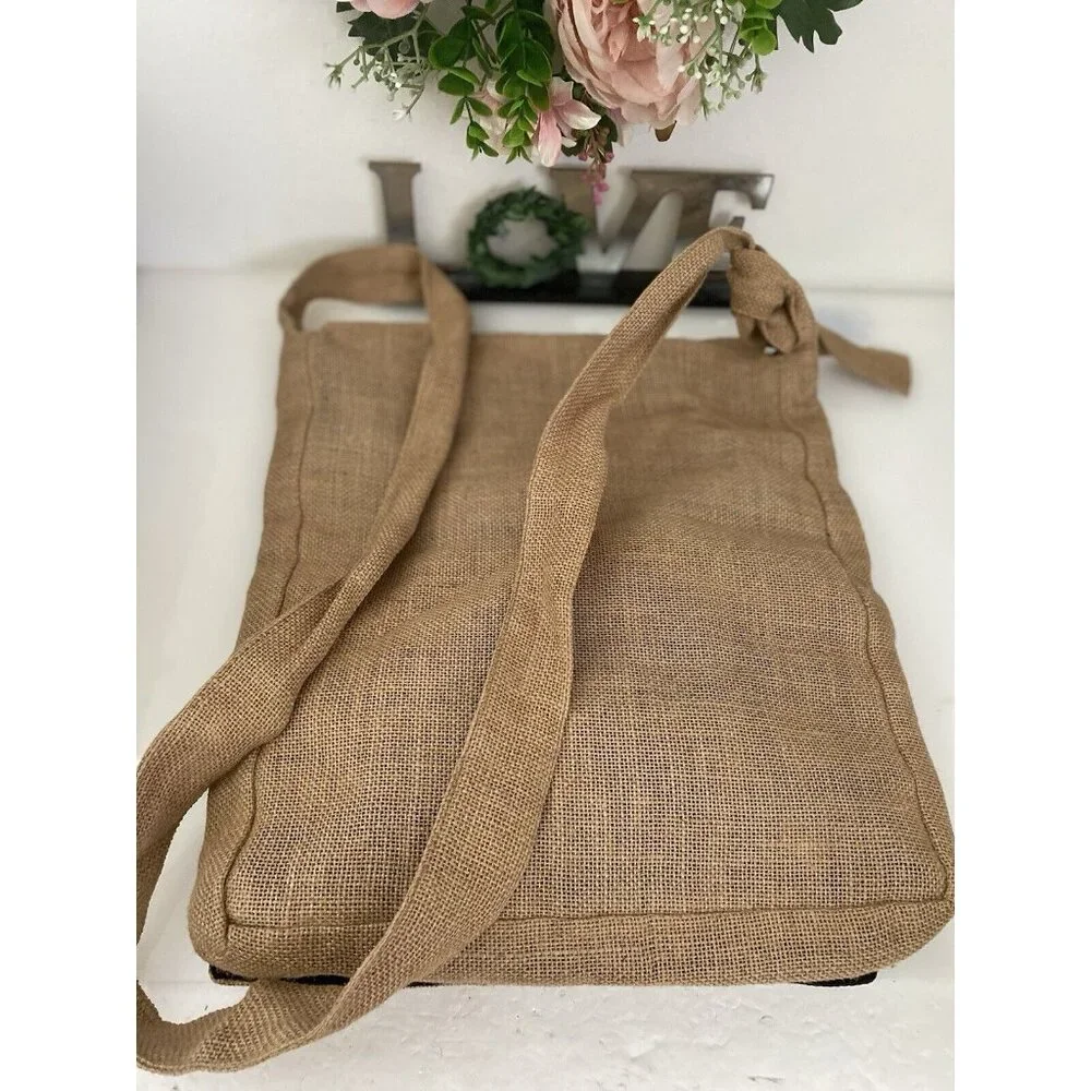 Guatever Guatemala Print Tote Bag Organic‎ Jute Shoulder Bag Made of Coffee Bag